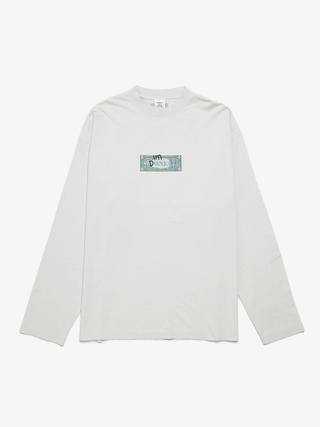 存在感絶大【VETEMENTS】L PRINTED LONGSLEEVE Vetements BFRND-printed Longsleeve Top - Black | Garmentory