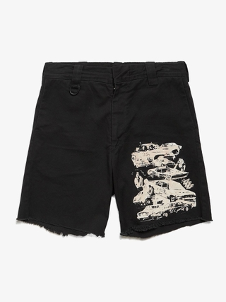 Project GR Layered Skirt Camo Cargo Shorts Project GR Layered Skirt Camo Cargo Shorts