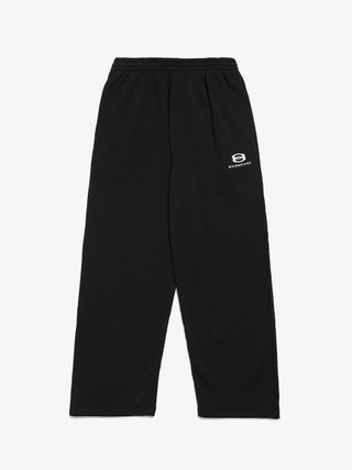 Balenciaga Black Double Layered Ripped Cotton Jeans