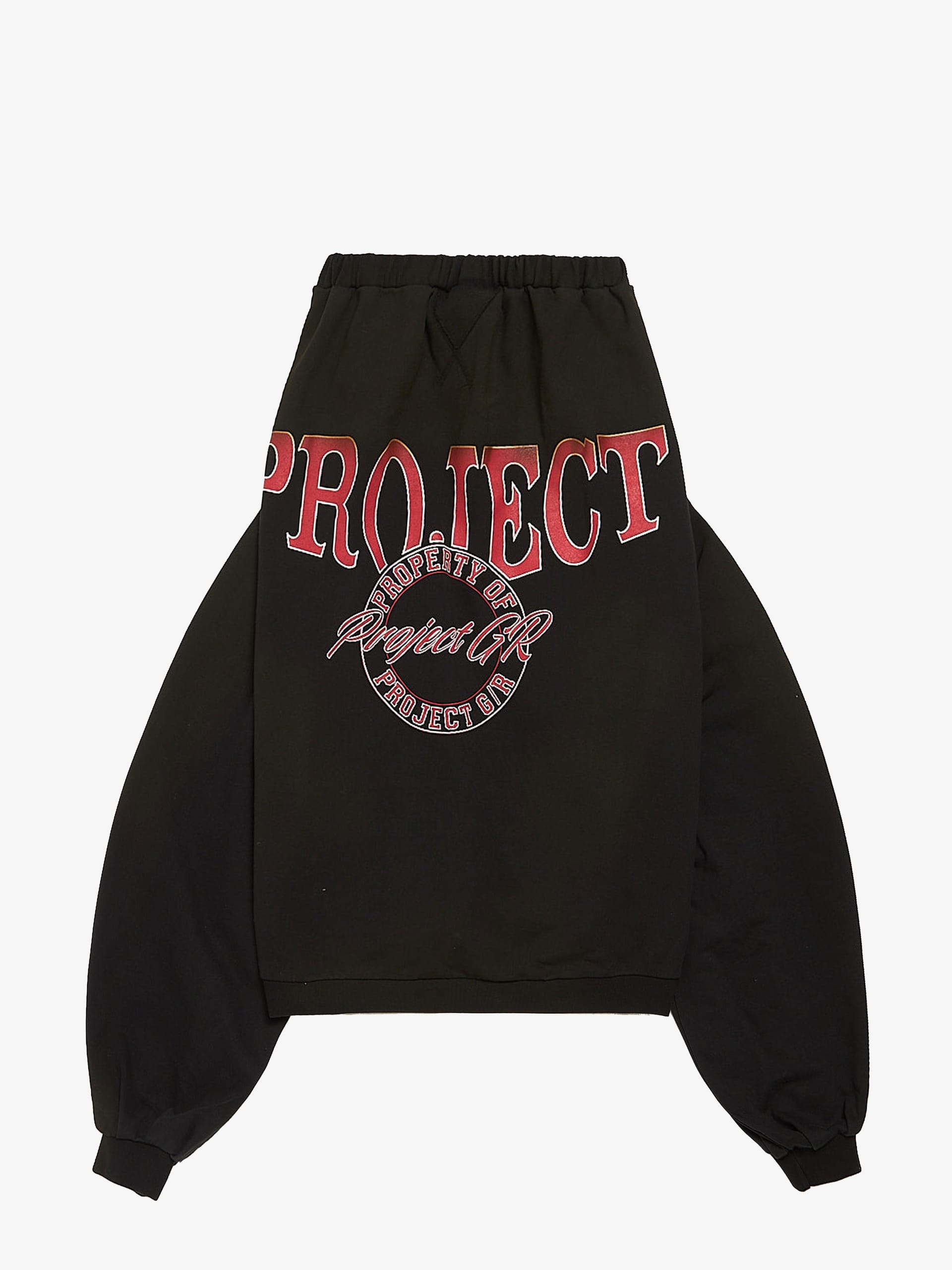 最安値PROJECT G/R LAYERED SWEAT PANTS BLACK PROJECT G/R プロジェクト ジーアール SS25 3 LAYERED SWEAT