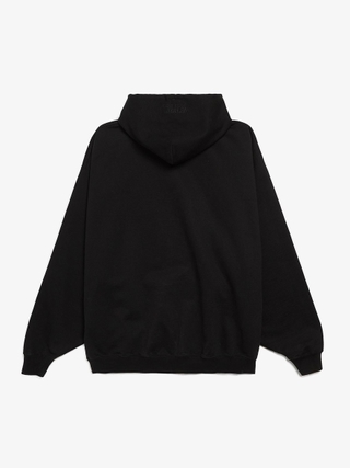 Oversized zwarte hoodie sale