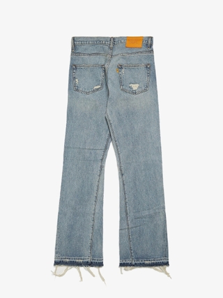 ★送料・関税込★Project G/R★Distressed Flare Jeans★Blue★ Project GR Blue Distressed Flare Jeans