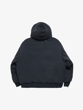 Isaac Sellam Experience Gray Leather Heavy Downjacket