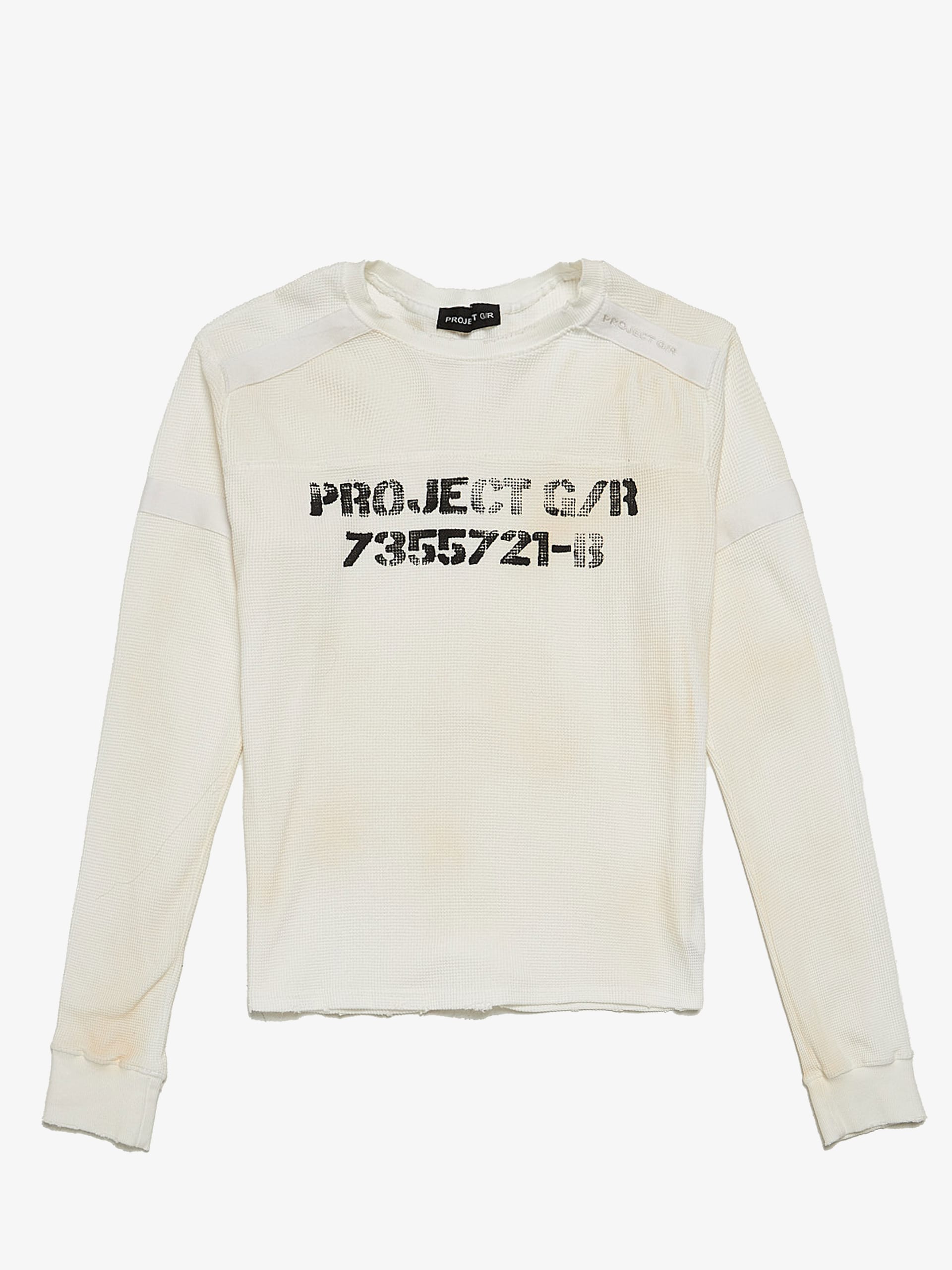 PROJECT G/R - HORNY UNBALANCED WASHED LONG SLEEVE | HBX