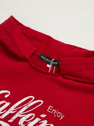 Project GR Membership Caffeine Parody Hoodie - Red