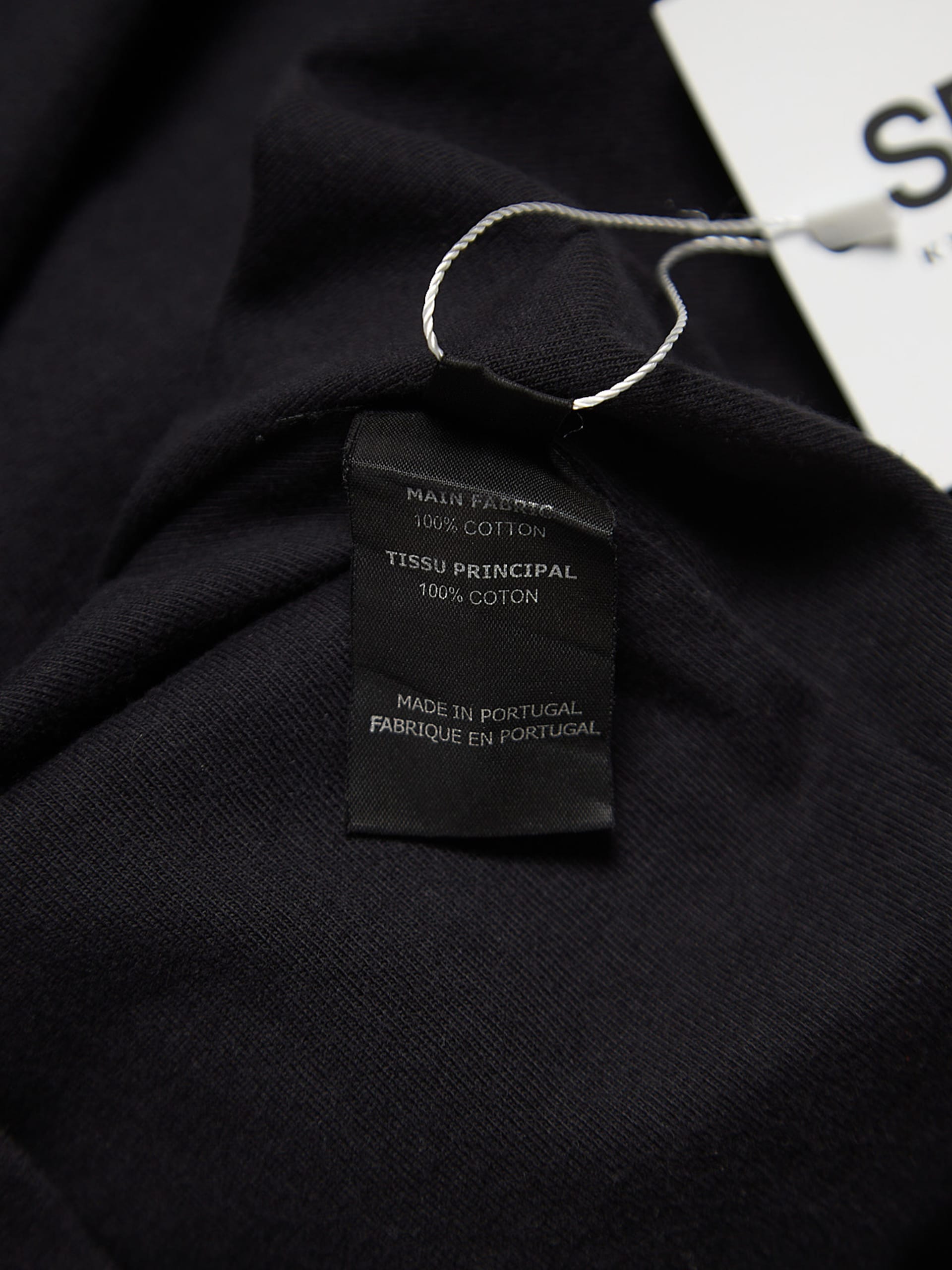 Vetements Black BFRND Logo Printed Oversized Cotton Longsleeve