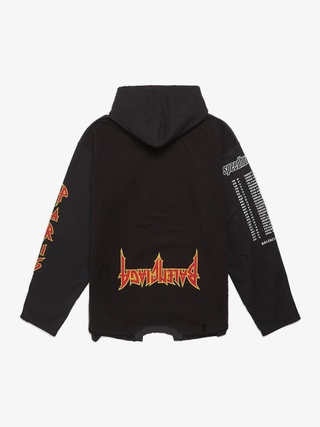 t*u様 18aw vetements skull hoodie Vetements AW18 Misplaced Skull Hoodie Size M (rare size