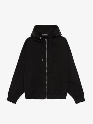 PROJECT GR サイズ2 ZIP HOODIE ブラック PROJECT G/R - ZYGON ZIP HOODIE | HBX