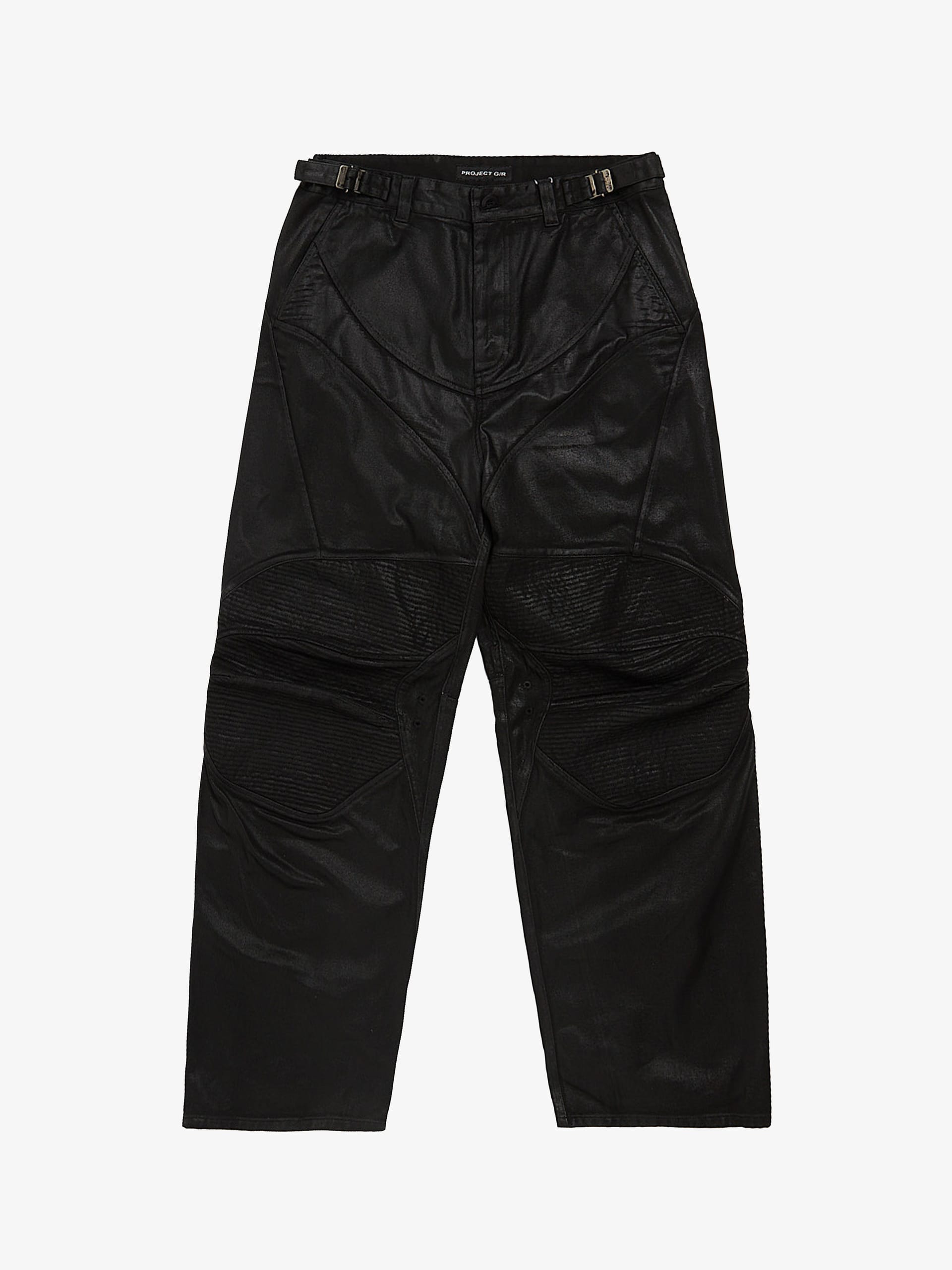 PROJECT G/R - COATED BIKER ARMOURED PANTS | HBX - Globally