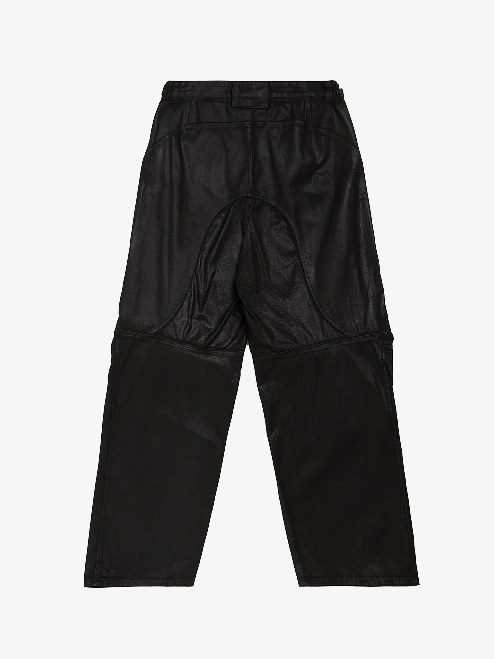 ★【Project G/R】★Coated Biker Armoured Pants★Black★ Project GR Black Coated Biker Armoured Cotton Jeans