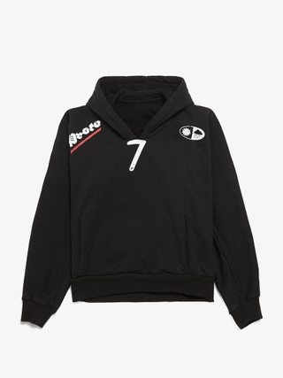 ★【Project G/R】★TGS Embroidered Washed Hoodie★Black★ Project GR TGS Embroidered Washed Hoodie - Vintage Black