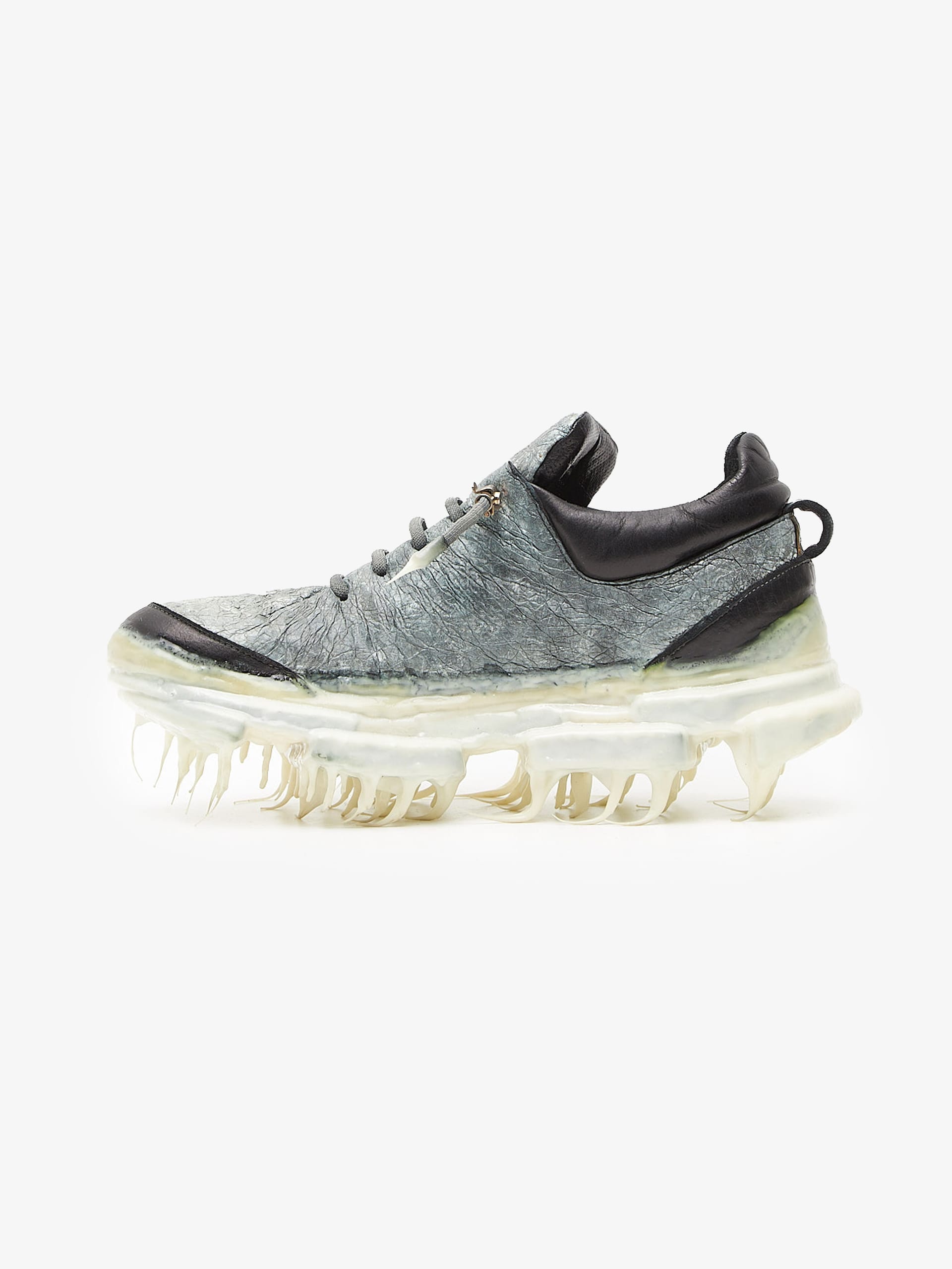 靴 CAROL CHRISTIAN POELL SNEAKERS Black One Piece U-Sole Prosthetic Drip Sneakers by Carol