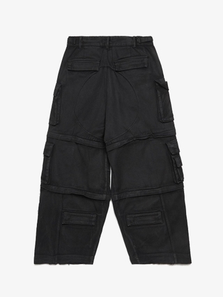Project GR Black Convertible Cargo Pants