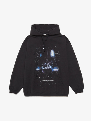 【VETEMENTS】ブラック Skull l フーディ Vetements SS19 Vetements Name Patched Double Layer