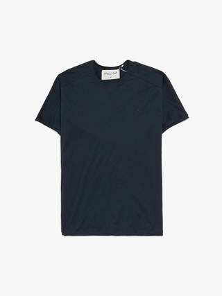 Le Grande Bleu (L.G.B.) Brown Destress Ragged Cotton Elongated T-Shirt