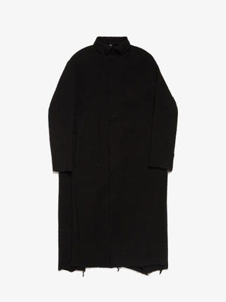 Devoa Gray Wool Coat