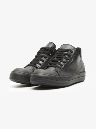 Rick Owens Drkshdw Black Insole Printed High Ramones Sneakers