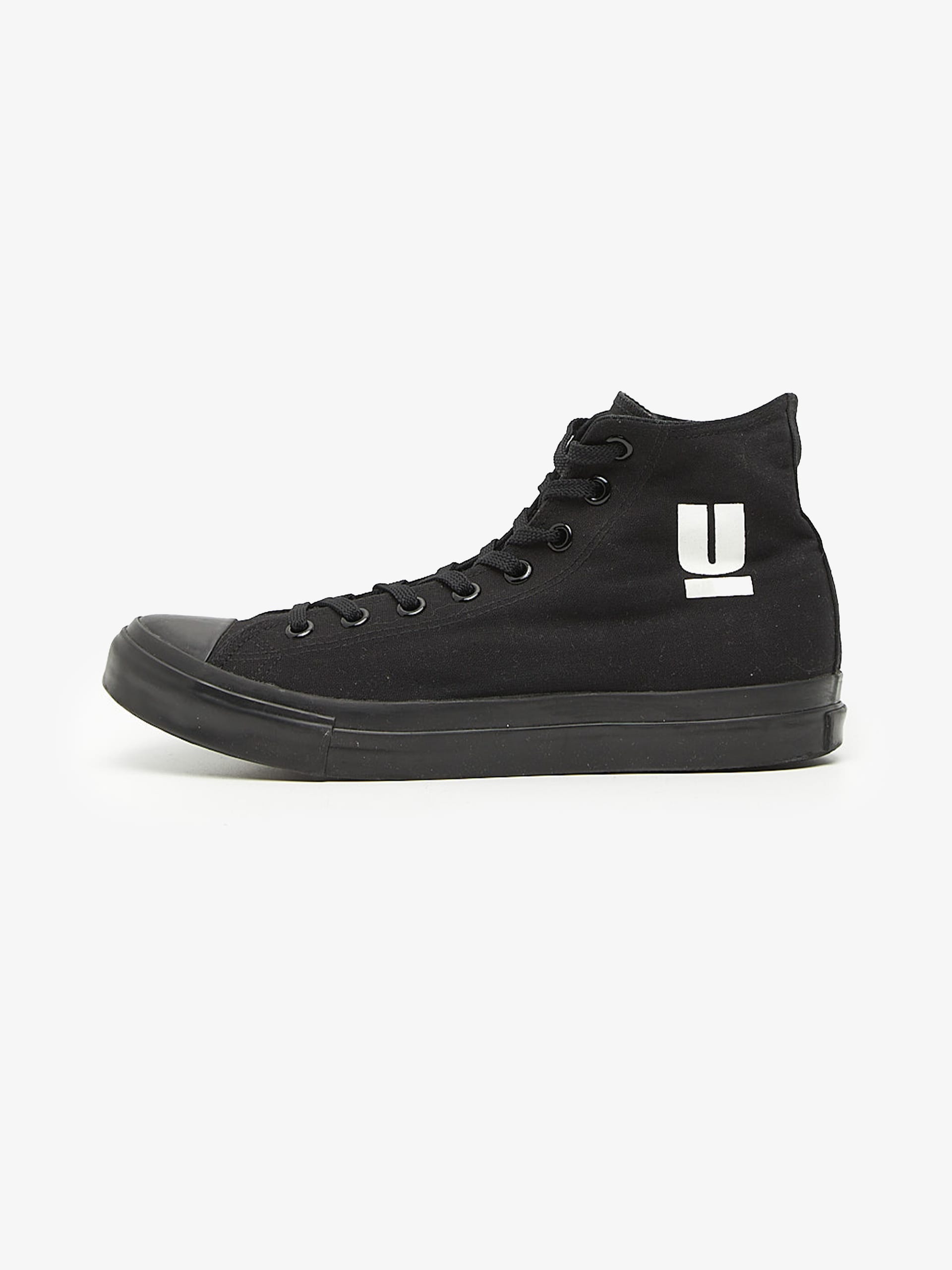 UNDERCOVER 22AW TOE LOGO CANVAS SNEAKERS