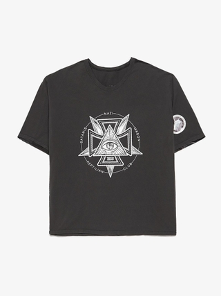 Palm Angels Blak Playboy Carti Die Punk Printed Cotton T Shirt