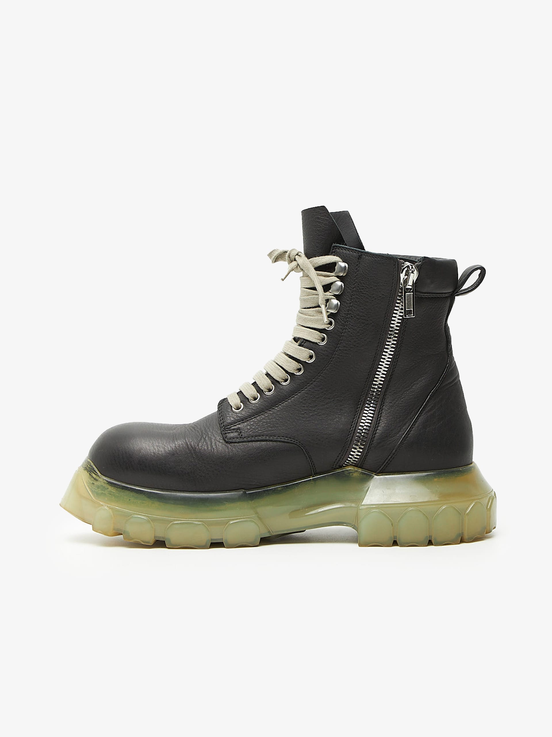 rick owens Bozo Tractor レザーダービーブーツ Beatle bozo tractor chelsea boots Rick Owens — купить на платформе