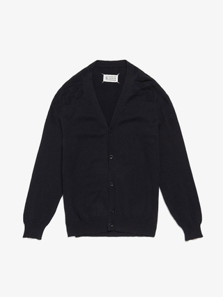 Balenciaga Faded Black Scarf Zipped Cotton Hoodie