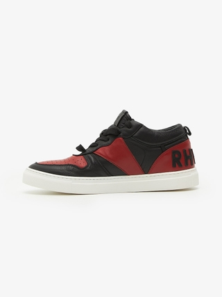 Rick Owens Drkshdw Faux Fur High Abstract Sneakers