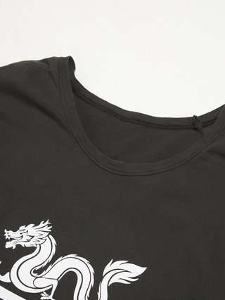 Project GR Over-Head Slogan T-Shirts - Black Project GR Over-Head Slogan T-Shirts - Black
