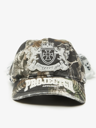 帽子 PROJECT G/R LAYERED BASEBALL CAP CAMO Project GR Real Tree Camo Bandana Layered Cap