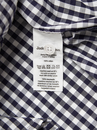 トップス Jaded London Blue Atom Checked Shirt M Atom Checked Shirt | Jaded London | Clothing