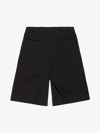 Jaded London Black Goliath Tailored Baggy Polyester Blend Shorts