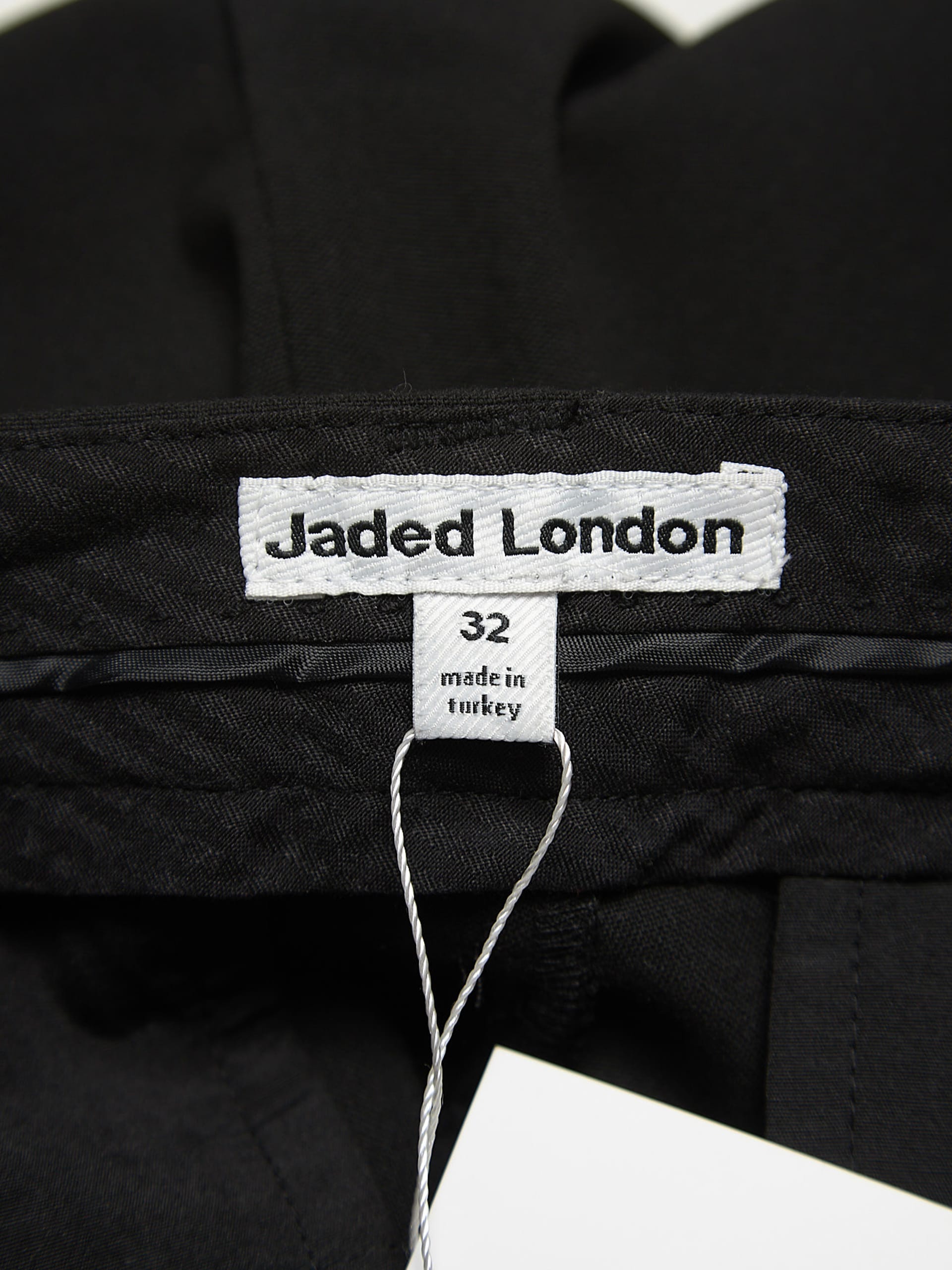 Jaded London Black Goliath Tailored Baggy Polyester Blend Shorts Jaded London Black Goliath Tailored Baggy Polyester Blend Shorts