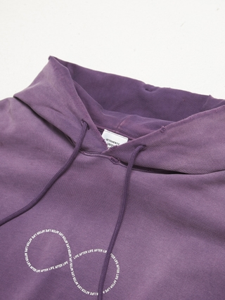 Project GR TGS Embroidered Washed Hoodie - Vintage Black