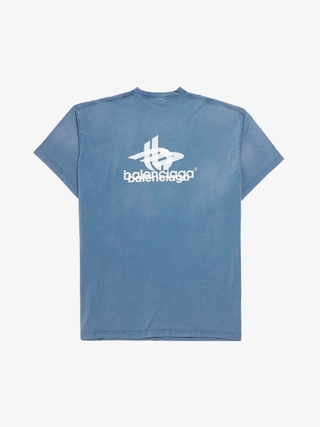 人気★関税込【BALENCIAGA】 SEE NOW BUY NOW Tシャツ Blue 人気☆関税込【BALENCIAGA】 SEE NOW BUY NOW Tシャツ Blue