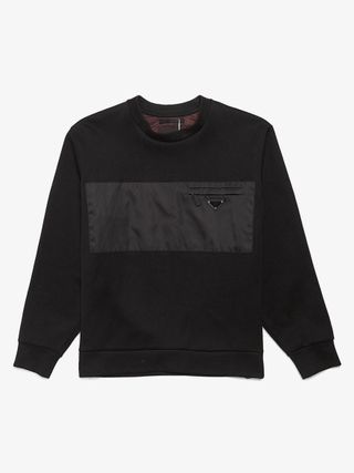Project GR Black Washed Sin Logo Printed Cotton Sweatshirt