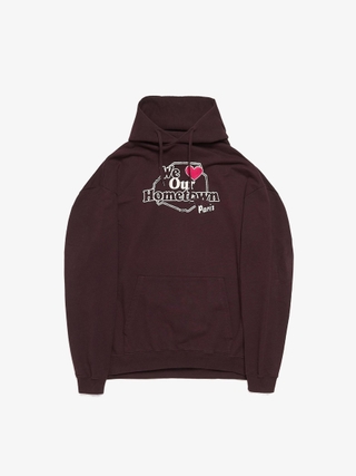 Project GR TGS Embroidered Washed Hoodie - Khaki Brown