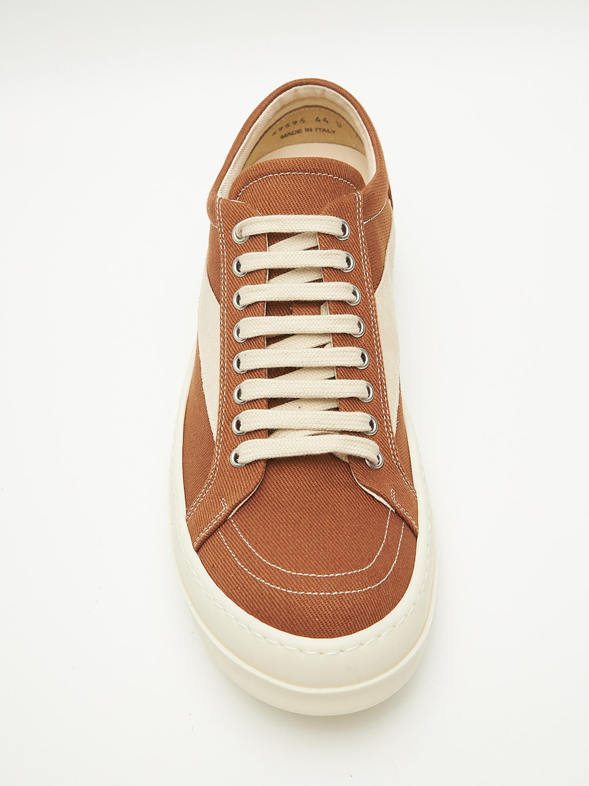 Rick Owens Drkshdw Brown Milk SS25 Hollywood Vintage Low Top