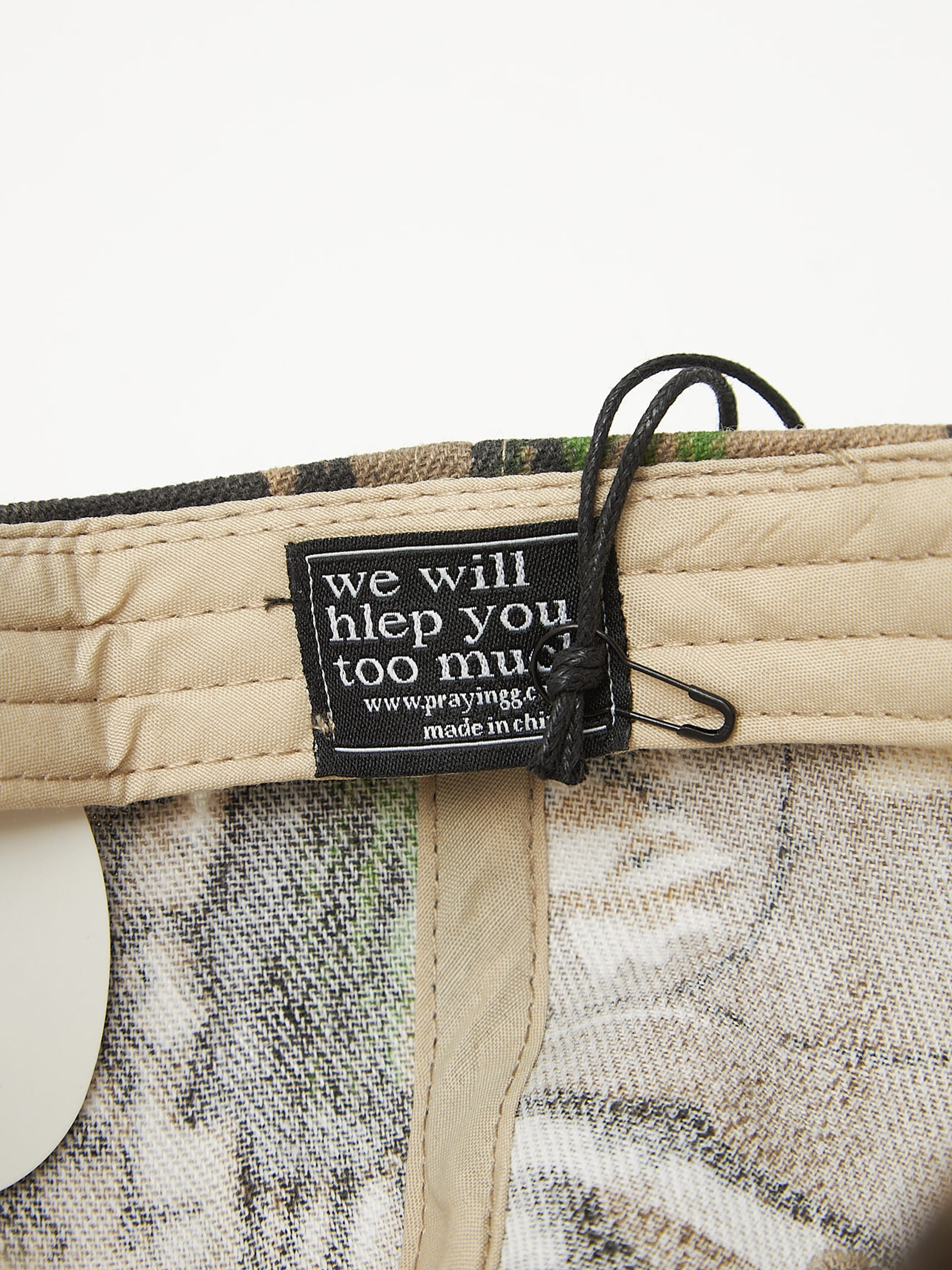 Praying カーキ God's Favorite キャップ Praying SSENSE Exclusive Khaki 'God's Favorite' Cap Praying