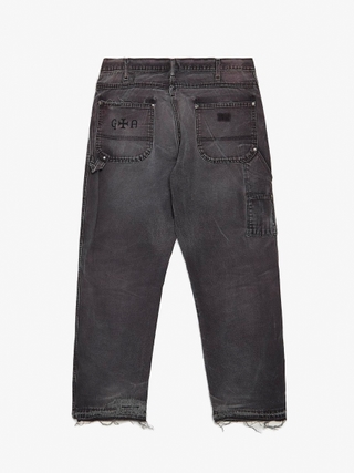 Rick Owens Drkshdw Blue Sky Denim Double Cargo Jumbo Belas Cotton