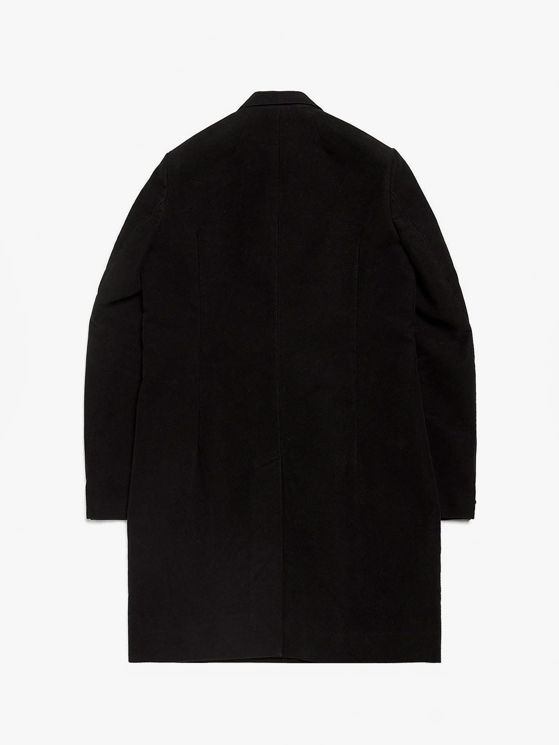 Rick Owens Black Mastodon FW 16 Cotton Coat