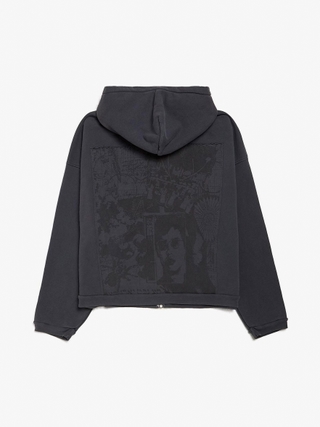 frkm studs damaged hoodie opium 短丈 frkm studs damaged hoodie opium 短丈