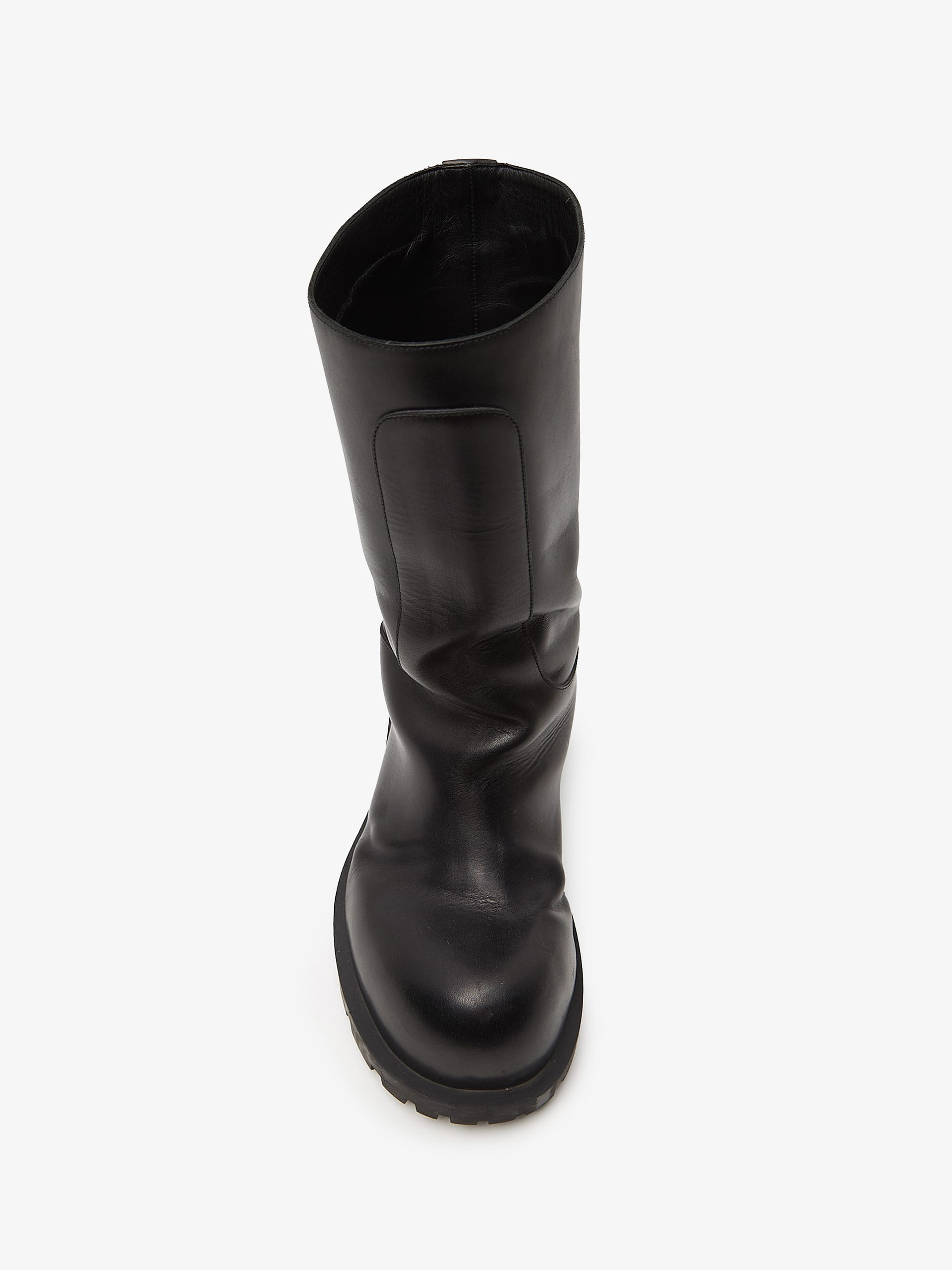 Balenciaga Black Hummer Leather High Boots