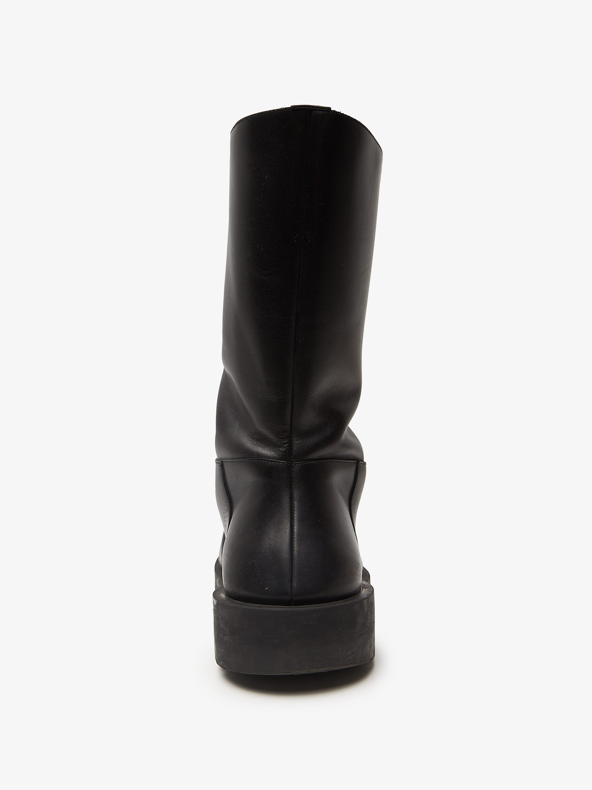 Balenciaga Black Hummer Leather High Boots
