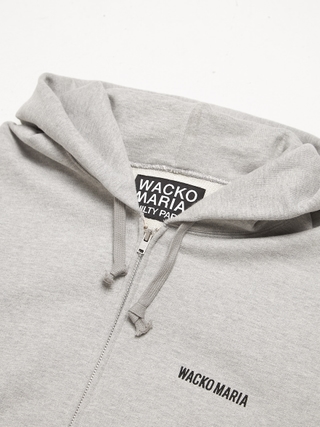 Guilty Parties Gray Wacko Maria Embroidered Cotton Hoodie