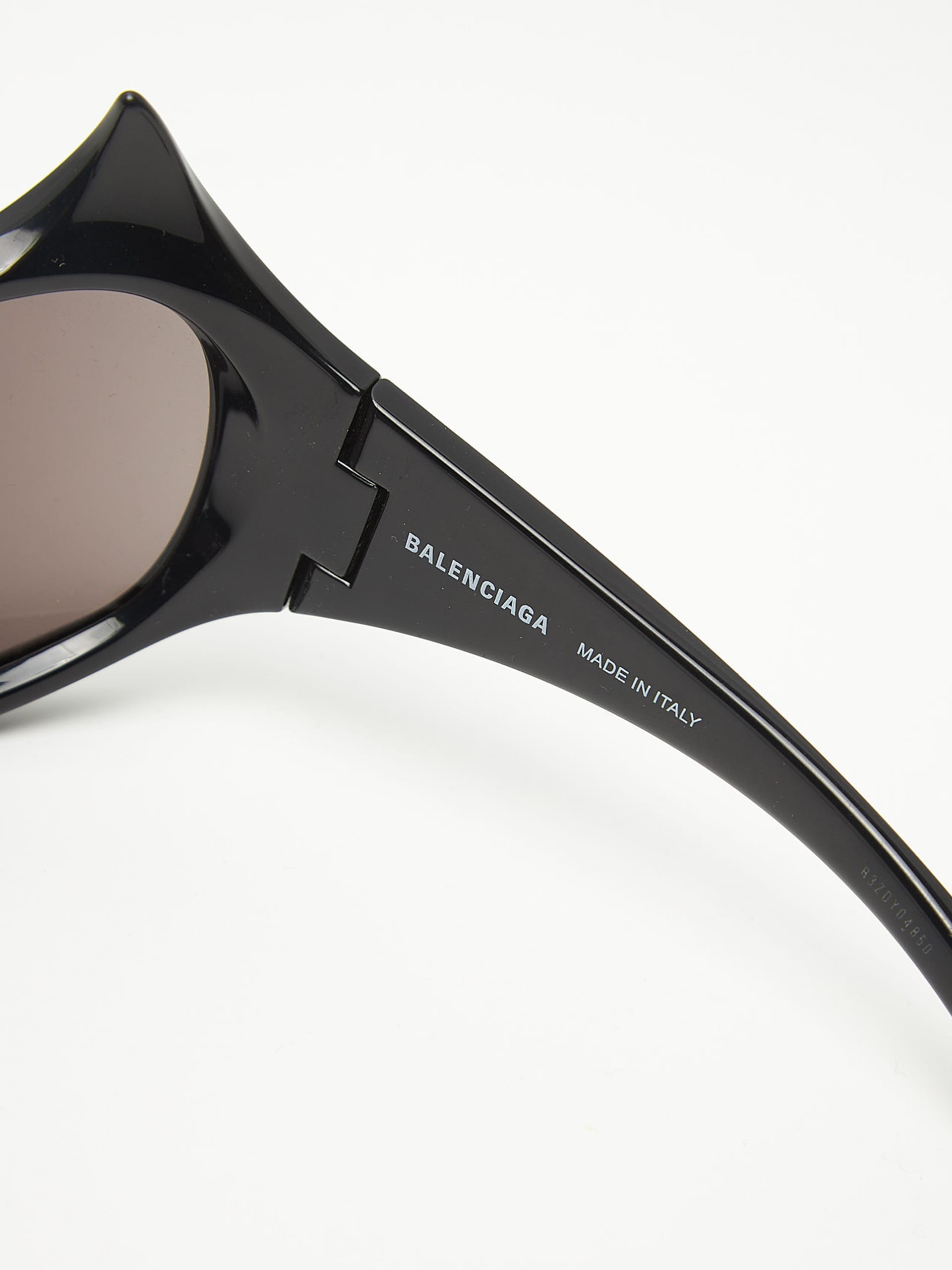 Balenciaga Black Gotham Cat Eye Sunglasses