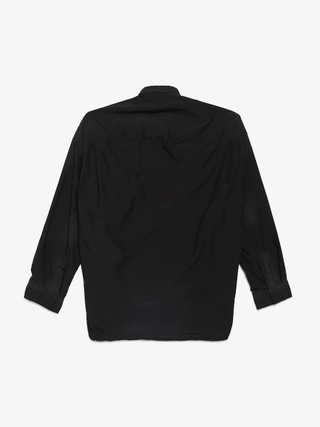 Mowalola Black Tokyo 06 Logo Embroidered Cotton Polo