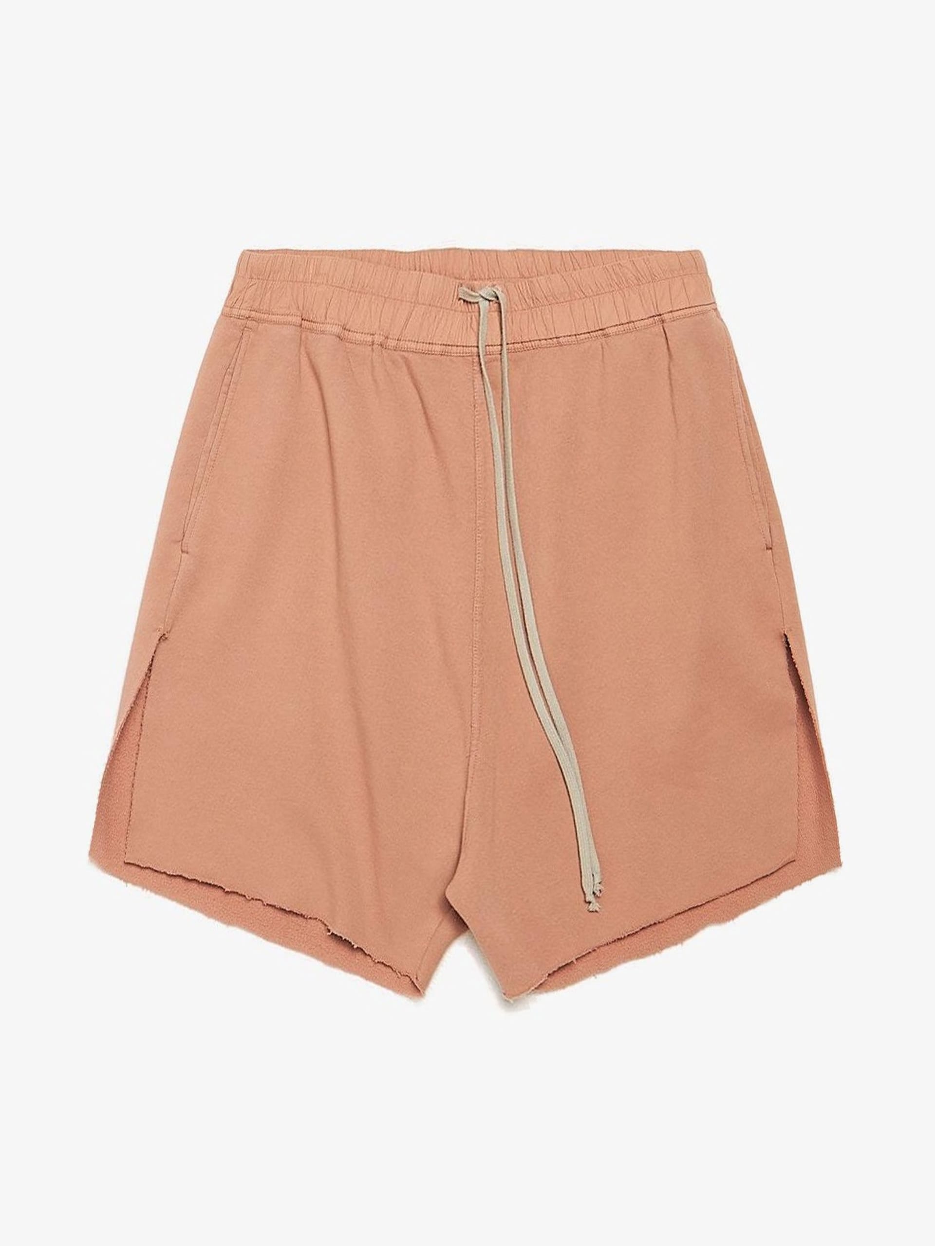 Rick Owens Drkshdw Dark Pink Long Boxer Cotton Shorts