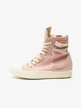 Rick Owens Drkshdw Black Insole Printed High Ramones Sneakers