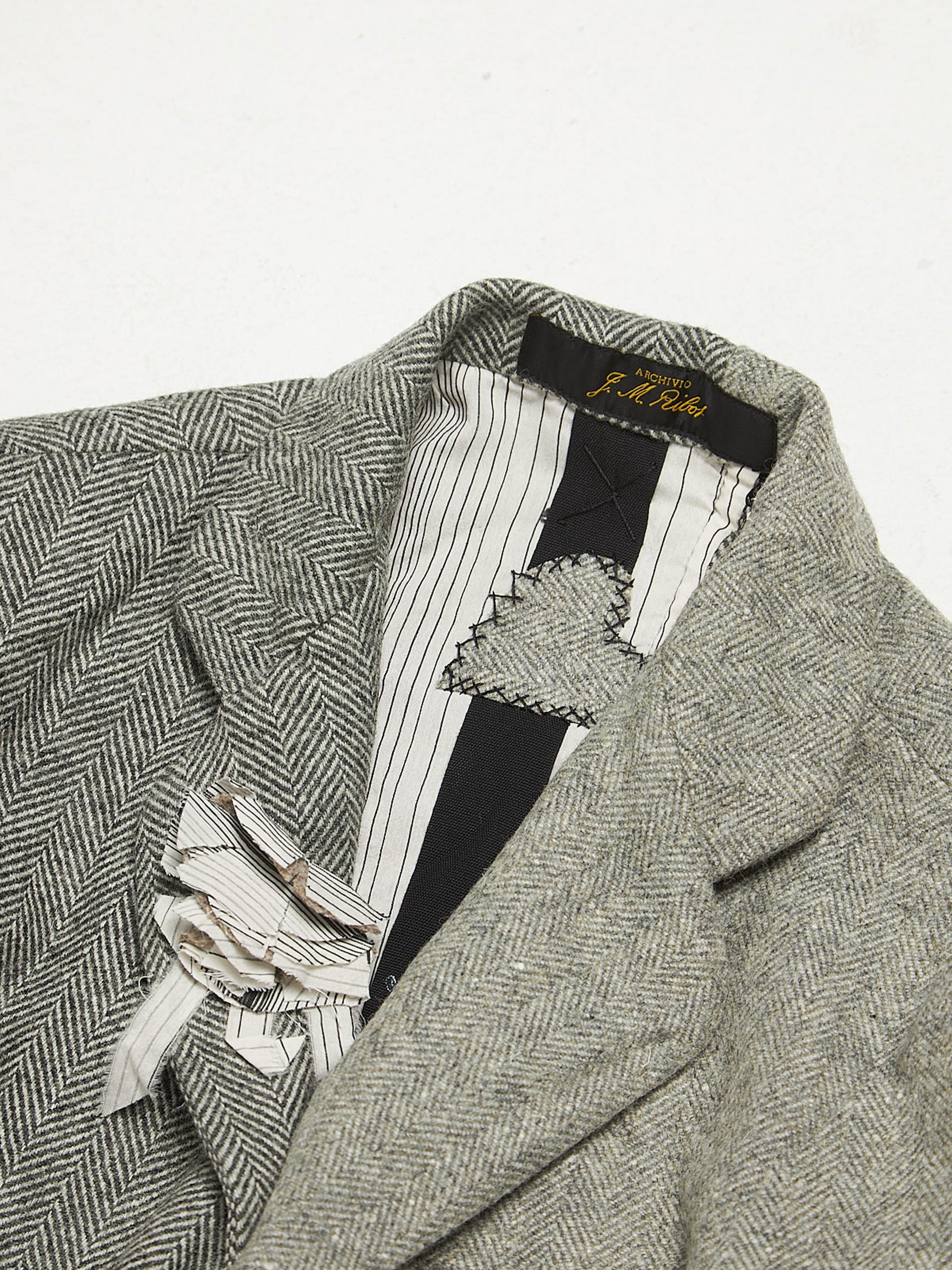 LWX　ARCHIVIO J.M. Ribot Archivio J.M. Ribot Mens Vintage Linen Blazer – IfSohoNewYork