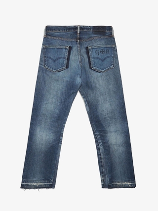 本日出品最終日 RickOwen’s DRKSHDW detroit cut30 Slashed Detroit Cut Denim in Black – SVRN