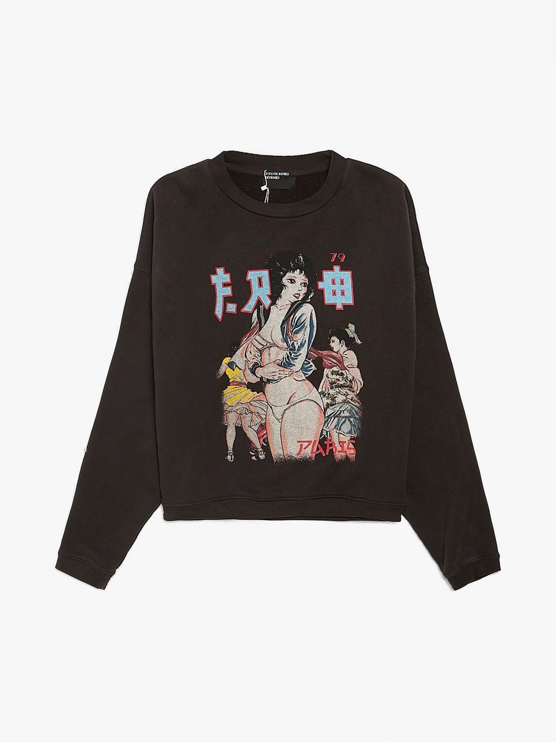 ERD BAD SCHOOL GIRL COTTON SWEATSHIRT　M ERD BAD SCHOOL GIRL COTTON SWEATSHIRT M
